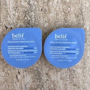 2 belif aqua bomb sleeping masks
